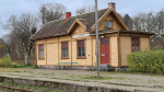This is page two of yesterdays roadtrip to Kvarnabo.  I have no interest in model the station house at the moment, but since I was there I took the opportunity to take photos of also this, and the surroundings.