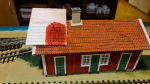 The new crimper tool I bought as a replacement for the real Fiskars Crimping Tool makes waves which is way to big for O scale. Worked just fine for the engine shed in G scale, but not for this. I made a small test piece to see how it would look if ....