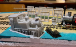 First test print arrived last friday. Quite delicate job releasing the model from the support so that the model inside do not get damaged in the process.. Even if I measured on the actual chassis there is still improvements to make, the floor is still a b
