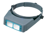 Even if my eyesight was good, I could not work without this magnifying tool. Included is several different glasses to put in with 10, 20 or 30 times magnification. I can really recommend it. Just search for OptiVisor, they are available on several places.
