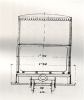Coach End view -- Correct size for 7/8in scale.