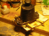 7479 -- soldering the frame on the flat