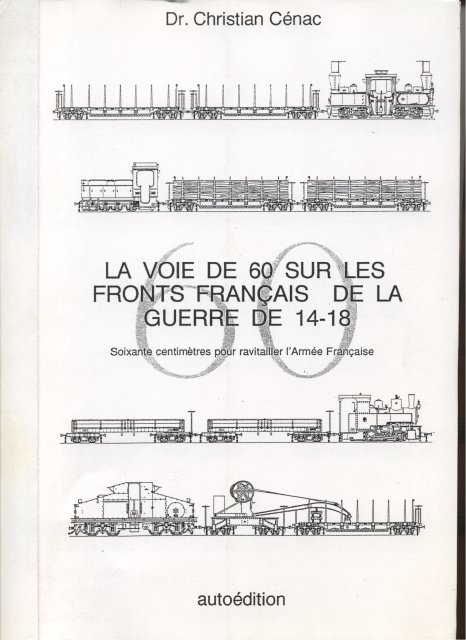 cenac first book on ww1 plans