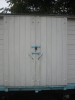 closed2 -- closeup on door with rails and locking device.